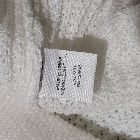 Daniel Buchler Crochet Knitted boho Swim Cover Up Beach Bohemian Sexy Sheer - Picture 7 of 10